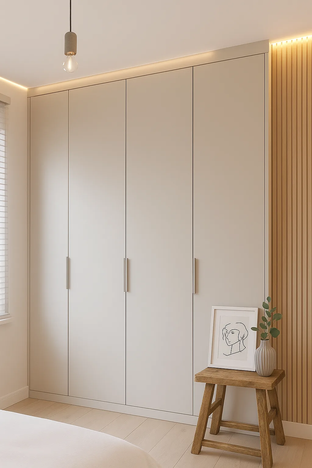 Minimalistyczna zabudowa w salonie — meble na wymiar, SOFIX Zielona Góra